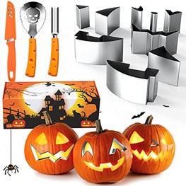 LIMIROLER Pumpkin Carving Kit Stainless Steel Carving Tools Set For Kids Adult Halloween Pumpkin Irregularly Shaped Engraving Tools Manual Carving Knife