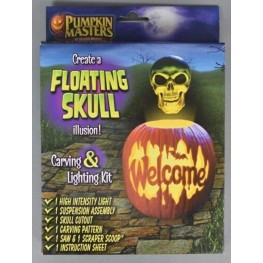 Pumpkin Masters Create a Floating Skull Illusion Carving Lighting Kit