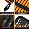 TOYANDONA Halloween Pumpkin Carving Kit 13pcs Stainless Steel Pumpkin Carving Tools Professional Pumpkin Cutting Supplies Kit with Carrying Case for Halloween Decoration