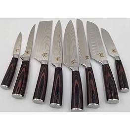 D&G 8 Piece Kitchen Chef Knife Set High Carbon Stainless Steel