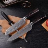 Kitchen Knife Set Professional High Carbon Stainless Steel Japanese Chef Knife Set Including 8-inch Chef's Knife 7-inch Santoku Knife and Sharpening Rod The Best Choice for Kitchen & Restaurant