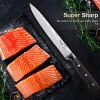 Sashimi Sushi Knife- Nego Yanagiba Knife 8.5 Inch Sharp Knife For Cutting Sushi & Sashimi Fish Filleting & Slicing German High Carbon Stainless Steel with Ergonomic Handle- Cooking Chef Knives