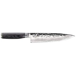 Shun Premier Grey Chef Knife 8 inch VG-MAX Steel Blade Cutlery Handcrafted in Japan
