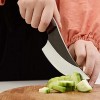 XYJ 5.5 inch Cleaver 3CR13 Stainless Steel Boning Knife Full Tang Filleting Knife Kitchen Chef Knife for Meat Fish Vegetable Razor Sharp Blade Ergonomic Wooden Handle Home Kitchen Tools