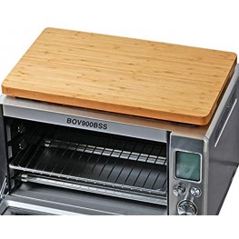 Cutting board for Toaster Smart Oven Air Compatible with Breville BOV900BSS with Heat Resistant Silicone Feet Creates Storage Room on Air Fryer and Protects Cabinets 19.7x10.8”