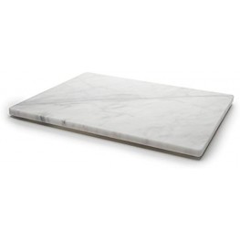Fox Run 3829 Marble Pastry Board White 16 x 20 x 0.75 inches