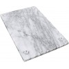 Greenco GRC0555 Pastry and Cutting Board 8 x 12 White Marble