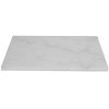 Home Basics 12 x 16 Marble White Cutting Board One Size