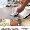 LandHope Large Cutting Board 304 Stainless Steel Cutting Board Metal Baking Mat Non Stick Thick Board Cutting Fruit Vegetable Meat Kneading Rolling Bread Pizza Biscuits Dough Sturdy Kitchen