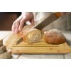 RoyalHouse Large Bamboo Bread Cutting Board with Crumb Tray