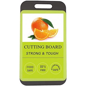 Svenee Mini Kitchen Cutting Board Mats BPA-Free Dishwasher Safe Juice Grooves Thicker Boards Easy Grip Handle Non Porous 1
