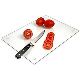 Tempered Glass Cutting Board – Long Lasting Clear Glass – Scratch Resistant Heat Resistant Shatter Resistant Dishwasher Safe. XXLarge 18x24