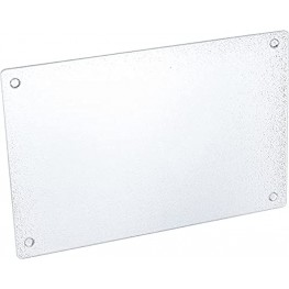 Tempered Glass Cutting Board Non Slip Durable Scratch Resistant Heat Resistant Shatter Resistant Clear 15" x 11"