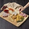 Timberr Large Organic Bamboo Cutting Board for Kitchen Wood Charcuterie Board Chopping Block Meat and Cheese Board 18 x 12 Inches