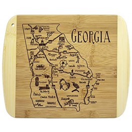 Totally Bamboo A Slice of Life Georgia State Serving and Cutting Board 11" x 8.75"
