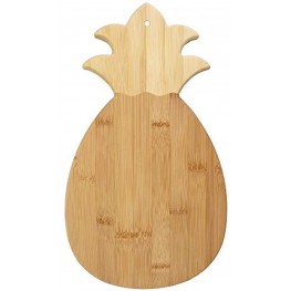 Totally Bamboo Pineapple Shaped Bamboo Serving and Cutting Board 14-3 8" x 7-1 2"