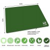 ZVP Flexible Plastic Cutting Board Set of 3 Gradient Color Colorful Chopping Boards BPA Free Mats Non Slip Dishwasher Safe 15×12 Inch Green Multi-Color