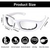 3 PCS Onion Goggles Glasses Anti-Fog No-Tears Kitchen Onion Glasses with Inside Sponge Kitchen Gadget for Chopper Onion Tearless BBQ Cooking Grilling Eye Protector for Men Women Cleaning Kitchen