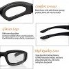 4 Pack Onion Goggles Glasses Anti-Fog No-Tears Kitchen Onion Glasses with Inside Sponge Kitchen Gadget for Chopping Onion Tearless BBQ Grilling Dust-proof for Men Women Cleaning Kitchen