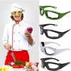 4 Pieces Onion Goggles Anti-Fog No-Tears Kitchen Onion Glasses with Inside Sponge Kitchen Gadget for Chopping Onion Cooking Grilling Dustproof Eye Protector for Women Men Cleaning Kitchen and more