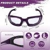 4 Pieces Onion Goggles Glasses Anti-Fog No-Tears Kitchen Onion Glasses with Inside Sponge Onion Cutting Goggles for Women Men Cooking Tearless Dust-proof BBQ Grilling
