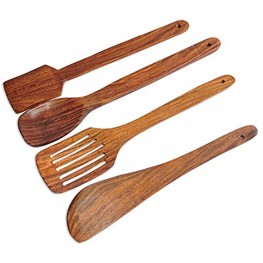 A Set Of 4 Wooden Kitchen Cutlery Coterie For The Ultimate Cooking Experience