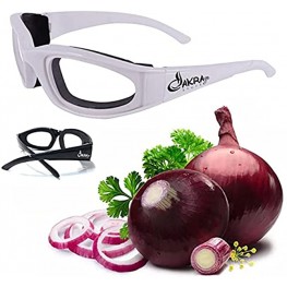 ChakraGo Onion Goggles – Pack of 2 Remove Smoke Steam Vegetable Irritations Onion Glasses with Anti-Scratch Micro Fiber Case – Best Onion Goggles for Women and Men