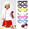 Cut Onion Goggles & Glasses Storage Bag & Ear Hooks Set BBQ Cooking Eye Protection. Tear Free Anti-Fog Dustproof Sandproof Anti Pollen; Kitchen Safety Tool for Outdoor Cycling Gift. H