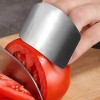 Finger Guards for Cutting,Finger Guards for Cutting Vegetables,Stainless Steel Finger Guards for Cutting,Cutting Avoid Hurting Silver-2-2 Pack