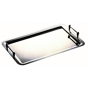 Mepra Giotto Serving Tray with Stackable Handles Silver