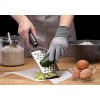Microplane Cut Resistant Glove Keep Hands Safe in The Kitchen One Size Pack of 1 Silver
