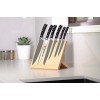Beechwood Magnetic Knife Block knife storage Holder stand Knives organizer shelf rack with powerful magnetic Large Capacity Kitchen Cutlery Display Stand 10 inch x 8.5 inch