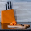 Kapoosh Urban Universal Knife Block- Tangerine Orange