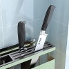 Knives Holders Kitchen Counter Organization Knife Block 2Xvolum 4 In 1 Knife Cutting Board Pot Lit Small Utensil Holder Green