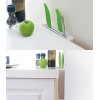 Vpang Plastic Kitchen Knife Storage Block Wall Mounted Knife Holder Storage Rack Shelf 4 Slot