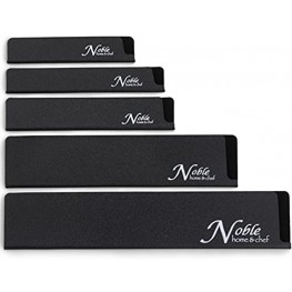 5-Piece Universal Knife Edge Guards are More Durable No BPA Gentle on Your Blades and Long-Lasting. Noble Home & Chef Knife Covers Are Non-Toxic and Abrasion Resistant! Knives Not Included