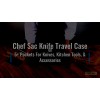 Chef Knife Roll Bag Travel Case | 8 Pockets for Knives & Tools | 2 Flaps with Cleaver & Mesh Pocket | Honing Rod Slot | Chef Knife Case for Professional & Students | Knives Not Included Black