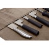 FUSHIDA Chef's Knife Roll Bag,Durable Waxed Canvas Knife Carrier Stores 10 Knives,Chef Knife Bag with Zipper Pocket,Kitchen Knife Storage,Portable Chef Knife Case w Handle &Shoulder Strap,Up To 18.8