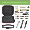 Knife Display Case for Pocket Knifes Knives Displaying Storage Box and Carrying Organizer Holds up to 10+ Folding Knife for Survival Tactical Outdoor EDC Mini Knife Only A Black Case