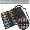 Knife Display Case Pocket Knife Storage Case Tactical Knives Roll Bag Folding Knife Pouch Small Knife Storage with 24 Slots for Survival Pocket Knife Butterfly Outdoor Kitchen EDC Mini Knife