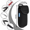 Xxerciz Pocket Knife Sheath Folding Knife Pouch Holster Multi-Tools Case Neoprene Belt Hanging Pouch with Metal Carabiner