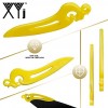XYJ 50Pcs Knife Blade Tip Protector Plastic Knife Point Sleeves For Kitchen Chef Knives Knifehead Guard Yellow