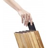 ZYLISS Control Wooden Knife Block Kitchen Cutlery Storage Knife Block Without Knives 5 Slots