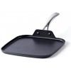 Cooks Standard Hard Anodized Nonstick Square Griddle Pan 11 x 11-Inch Black