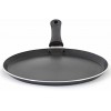 G&D Aluminum Non-stick Induction Compatible Flat Tawa Griddle Induction Cookware Ideal Pan for Egg Omelette and Flat Pancake Cookware Compatible With Induction Gas Stove 3mm