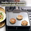 GreenPan Chatham Healthy Ceramic Nonstick Griddle Pan Pancake Pan 11 Gray