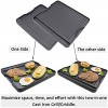Utheer Reversible Grill Griddle for All Camp Chef 14 & 16 Stoves Cast Iron Griddle 1 Pack