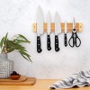 Better Houseware 2404 12 Bamboo Magnetic Knife and Utensil Holder Bar