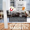 LERJU Magnetic knives holder 16 Inch With Extra Hanging Hooks Stainless Steel Magnetic-Wall Knife Magnetic Knife Strip Home Organizer
