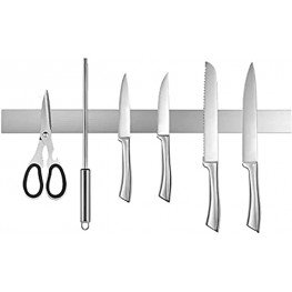 Magnetic Knife Strip Holder Magnetic Knife Bar Block Kitchen Organizer for Kitchen Utensil Holder Tool Holder Organizer Art Supply Organizer Metal Tools Organizer 2pack 24 in